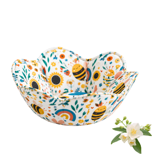 Cozy for Bowl Bees - Microwave Safe Soup Bowl Holder.