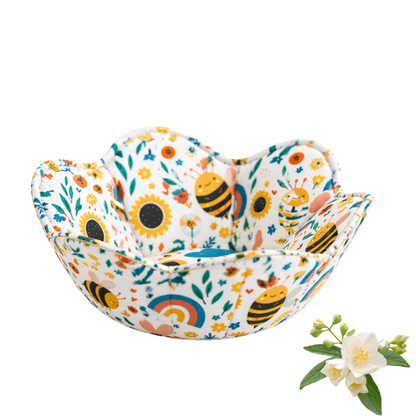 Cozy for Bowl Bees - Microwave Safe Soup Bowl Holder.