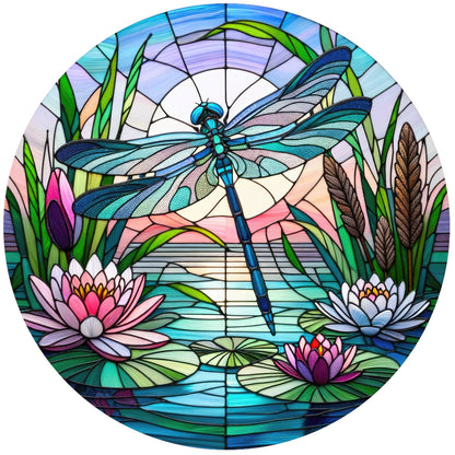 Jar Opener  Stained Glass Dragonfly / Silicone