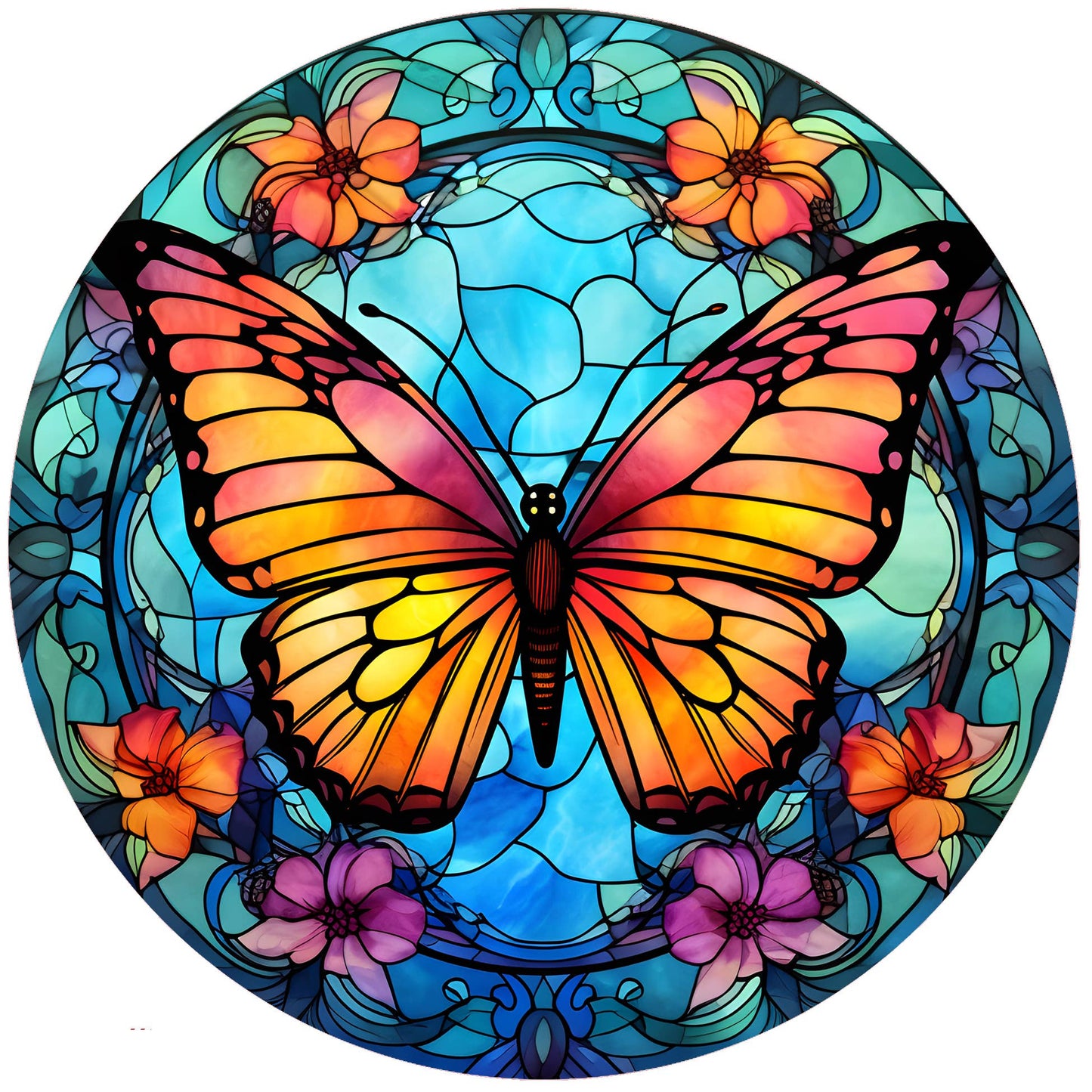 Silicone Jar Opener Butterfly-Stained Glass: Jar Opener