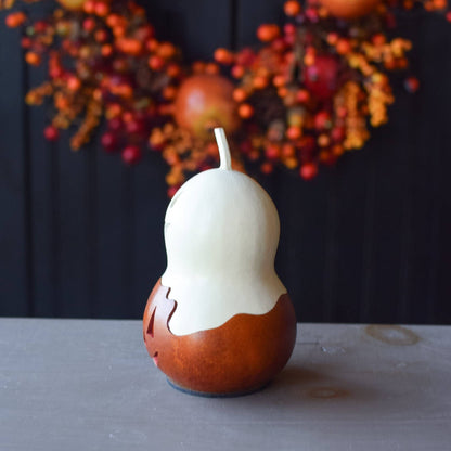 Gourd - Casper Jack Miniature Lumiinary with battery tealight