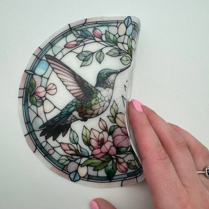 Jar Opener  Hummingbird-Stained Glass / Silicone