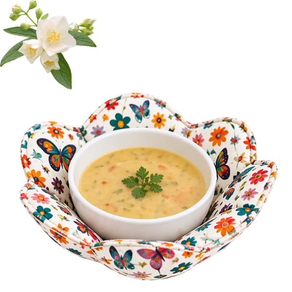 Cozy for Bowl Flowers - Microwave Safe Soup Bowl Holder.