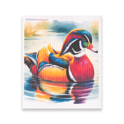 Dishcloth Wood Duck (Swedish Dishcloth)