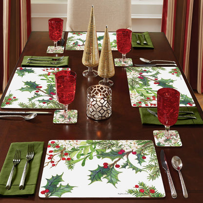 Placemats Balsam & Berries Decorative Hardboard Placemats ***NOT Polish Pottery
