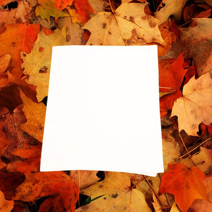 Embroidered Harvest Wreath Tea Towel with Crow