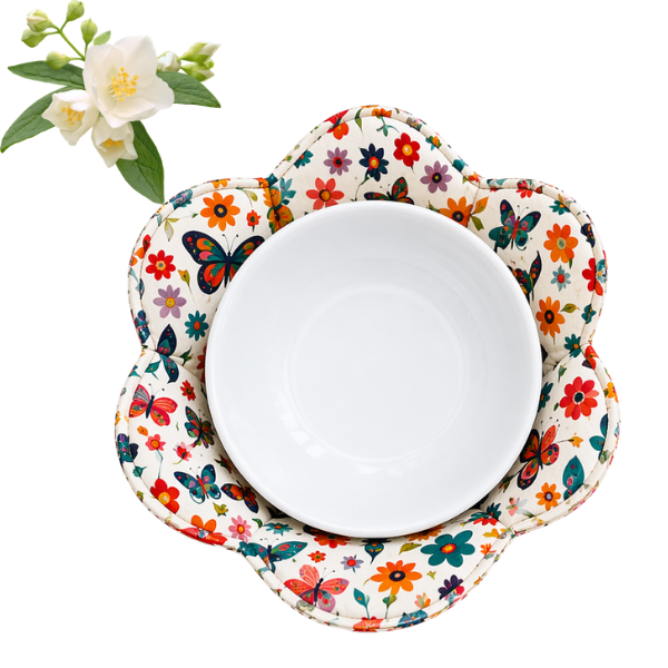 Cozy for Bowl Flowers - Microwave Safe Soup Bowl Holder.