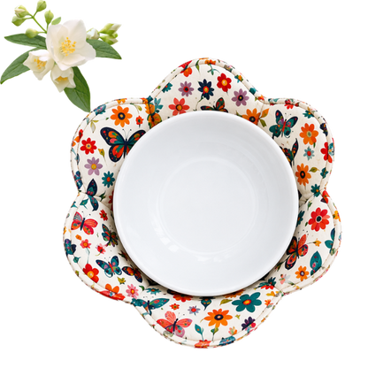 Cozy for Bowl Flowers - Microwave Safe Soup Bowl Holder.