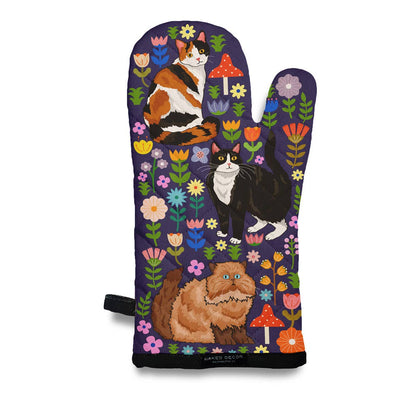 Mitt ~ Spring Kitty Cats Oven Mitt 
