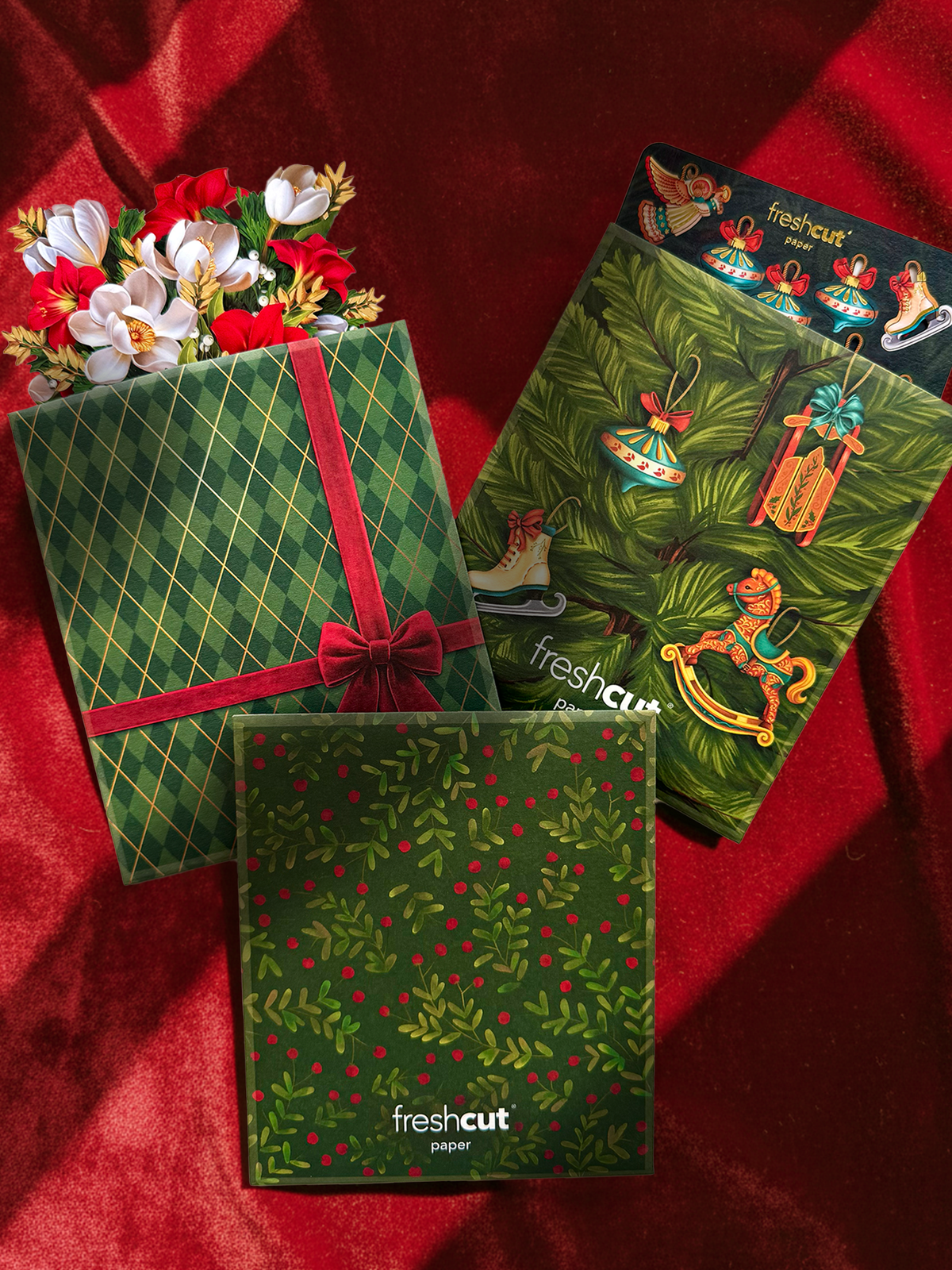 Card Season's Greetings (Mini set of 3)