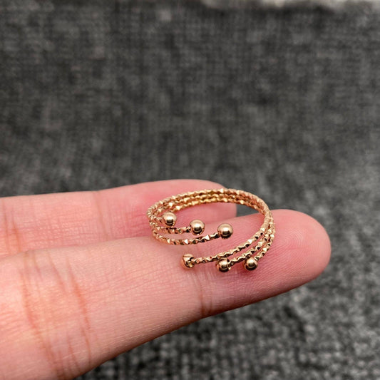 Jewelry Ring/  Rose Gold / bigger
