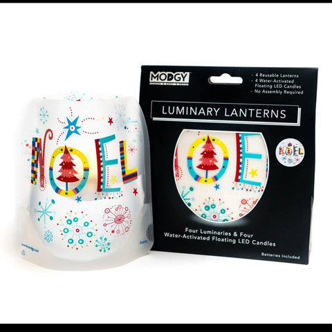 Modgy Noel luminary lanterns (set of 4)