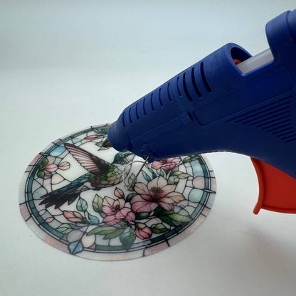 Jar Opener  Hummingbird-Stained Glass / Silicone