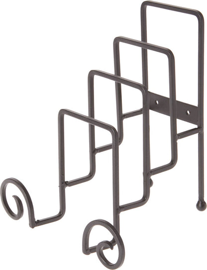 Stand Wrought Iron Four Plates Table Stand: 8.5" x 7" x 6.25"