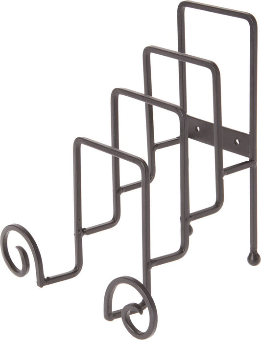 Stand Wrought Iron Four Plates Table Stand: 8.5" x 7" x 6.25"