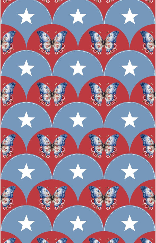 Towel /poly ~ Wings of Liberty Waffle Recycled Dish Towel