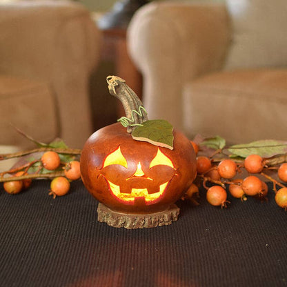 Gourd - Lucas Lit with electric light