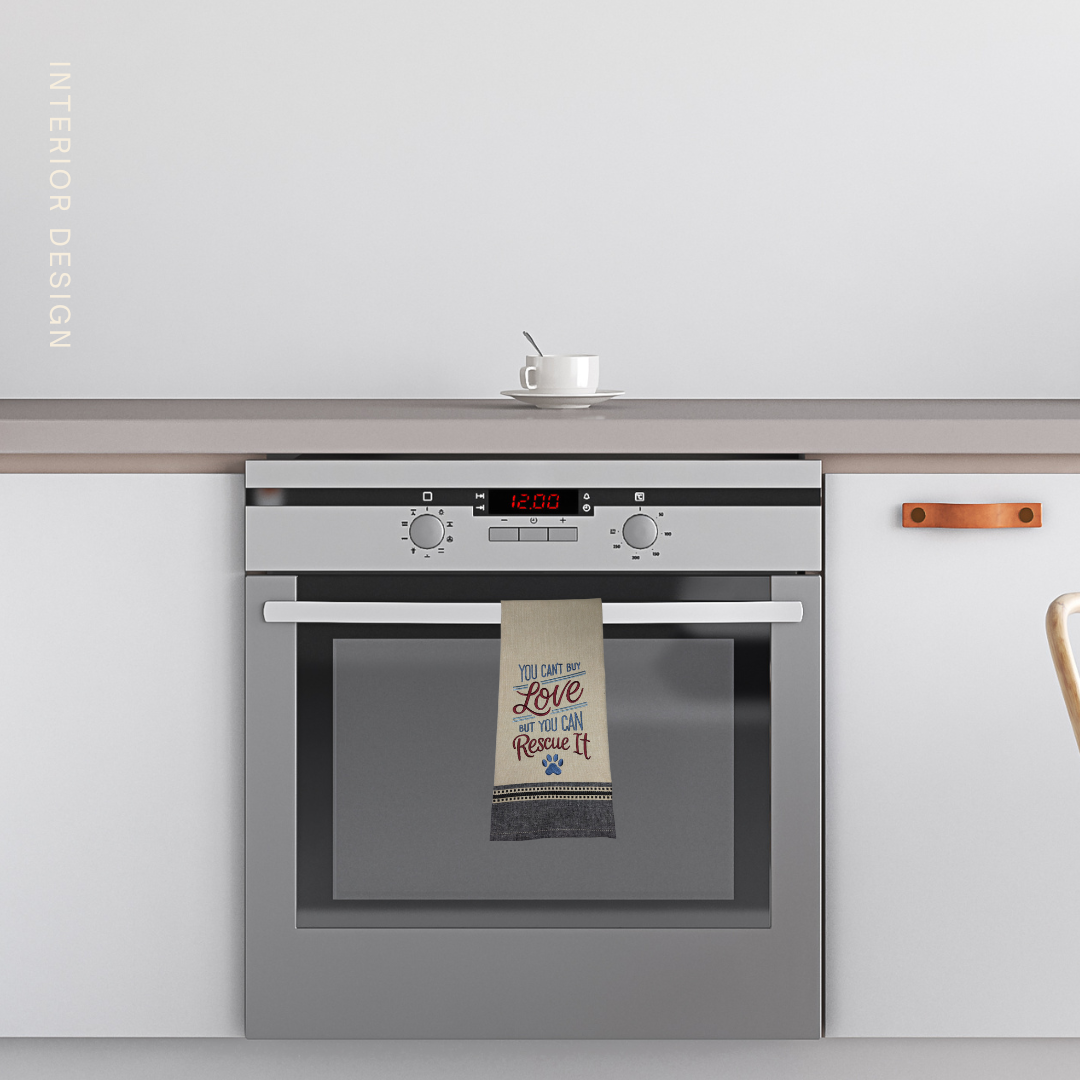 Paw Dog Kitchen Towel for Your Home Decor, Handmade Gift