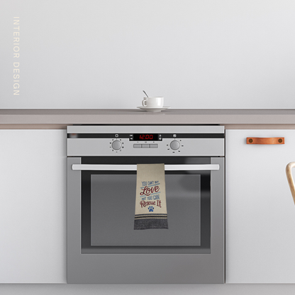 Paw Dog Kitchen Towel for Your Home Decor, Handmade Gift