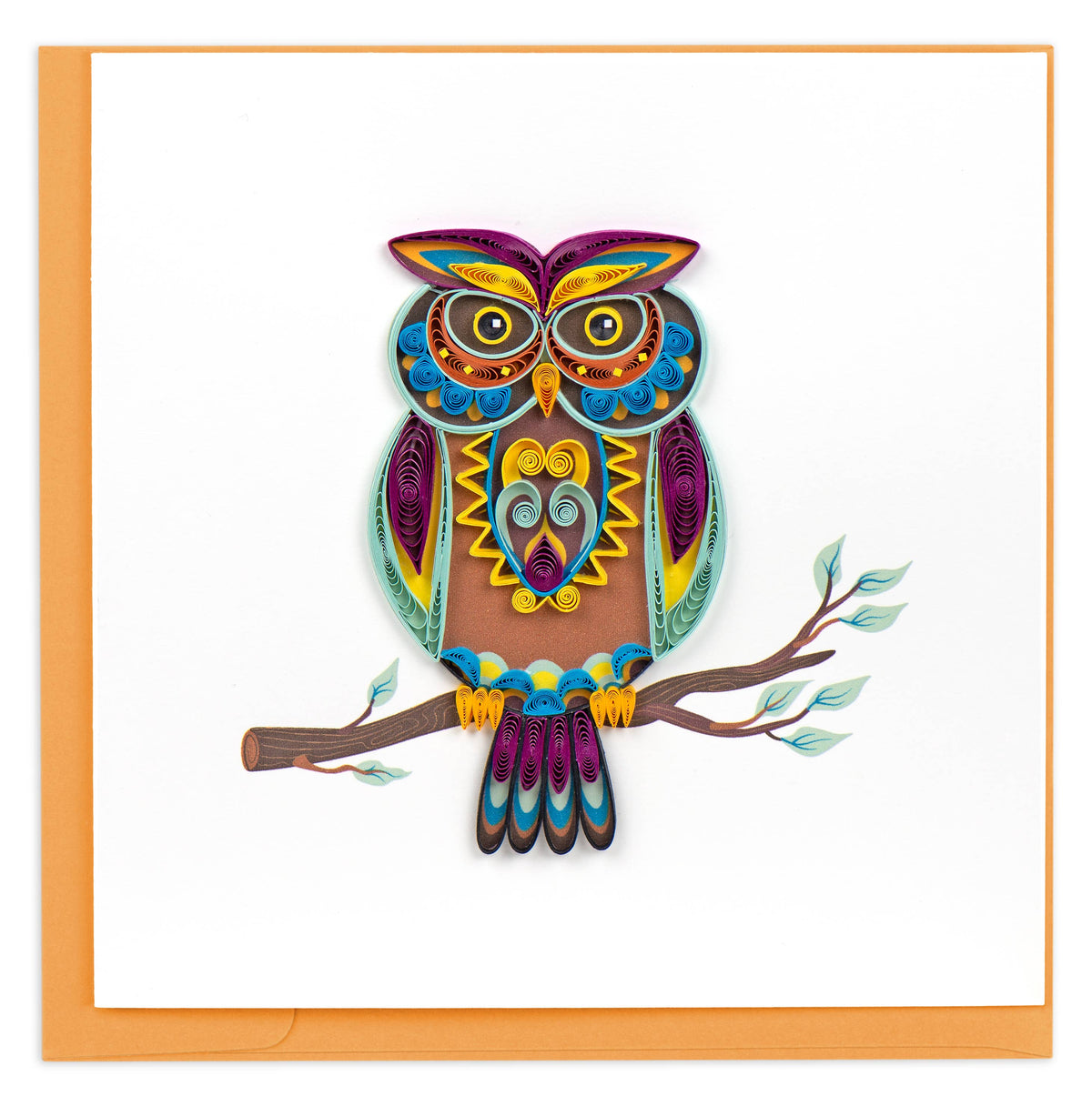 Card ~ Owl Greeting Card Quilling