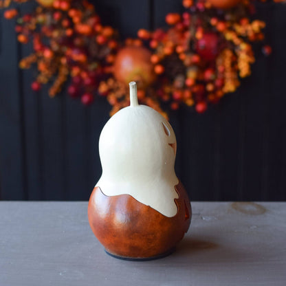 Gourd - Casper Jack Miniature Lumiinary with battery tealight