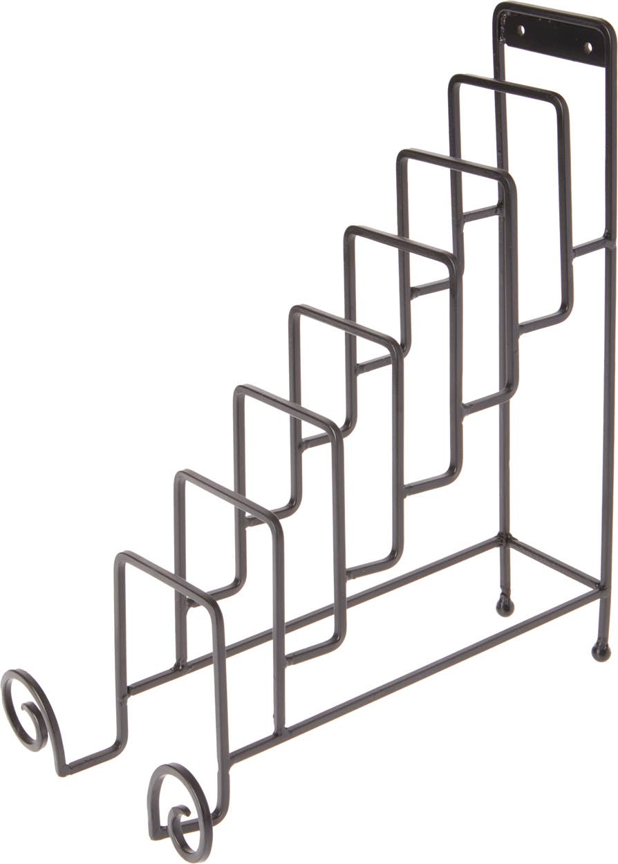 Stand Wrought Iron Four Plates Table Stand: 8.5" x 7" x 6.25"