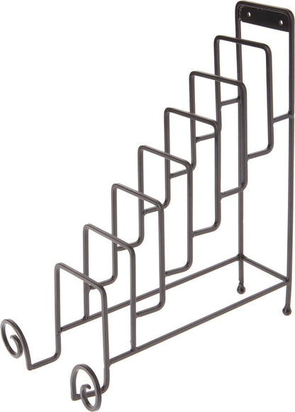 Stand Wrought Iron Four Plates Table Stand: 8.5" x 7" x 6.25"