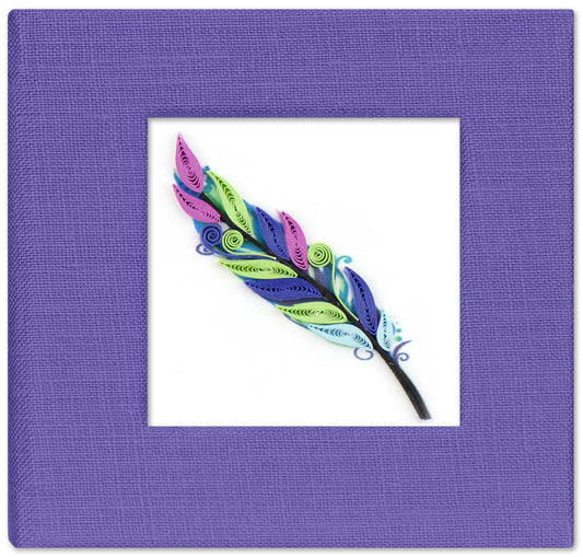 Card Feather Sticky Note Pad Cover