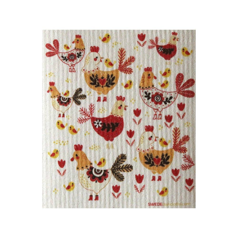 Dishcloth Chickens! (Swedish Dishcloth)