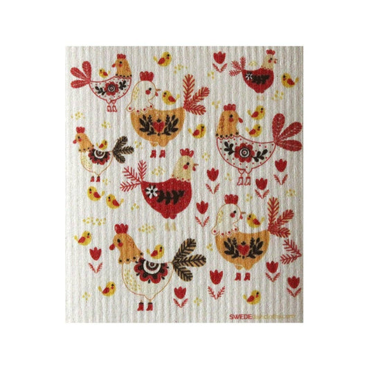 Dishcloth Chickens! (Swedish Dishcloth)
