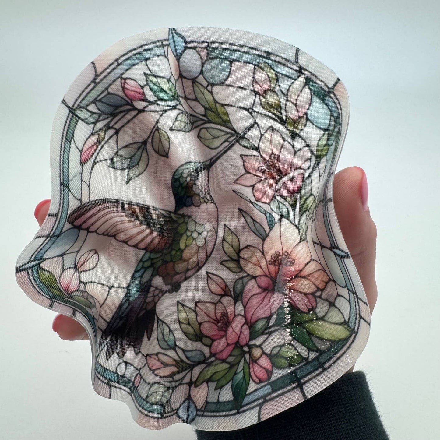 Jar Opener  Hummingbird-Stained Glass / Silicone