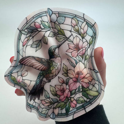 Jar Opener  Hummingbird-Stained Glass / Silicone