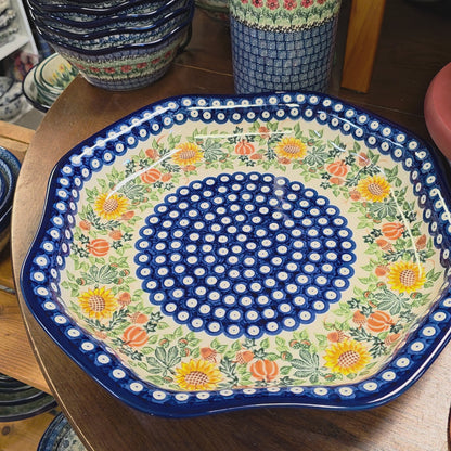 XL Platter / Shallow Dish 15" x 2" Clover / 422