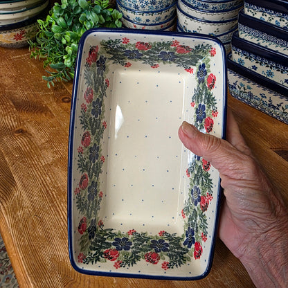 Baker   Loaf Pan  4.75"w X 8"L x 3"deep 603-1535X  Garden Party pf0526
