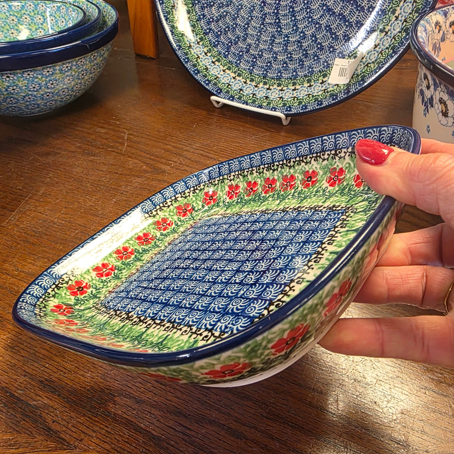 Rectangular Dish / Baker ~ 7.5" x 8.75" 1916X ~ Maraschino