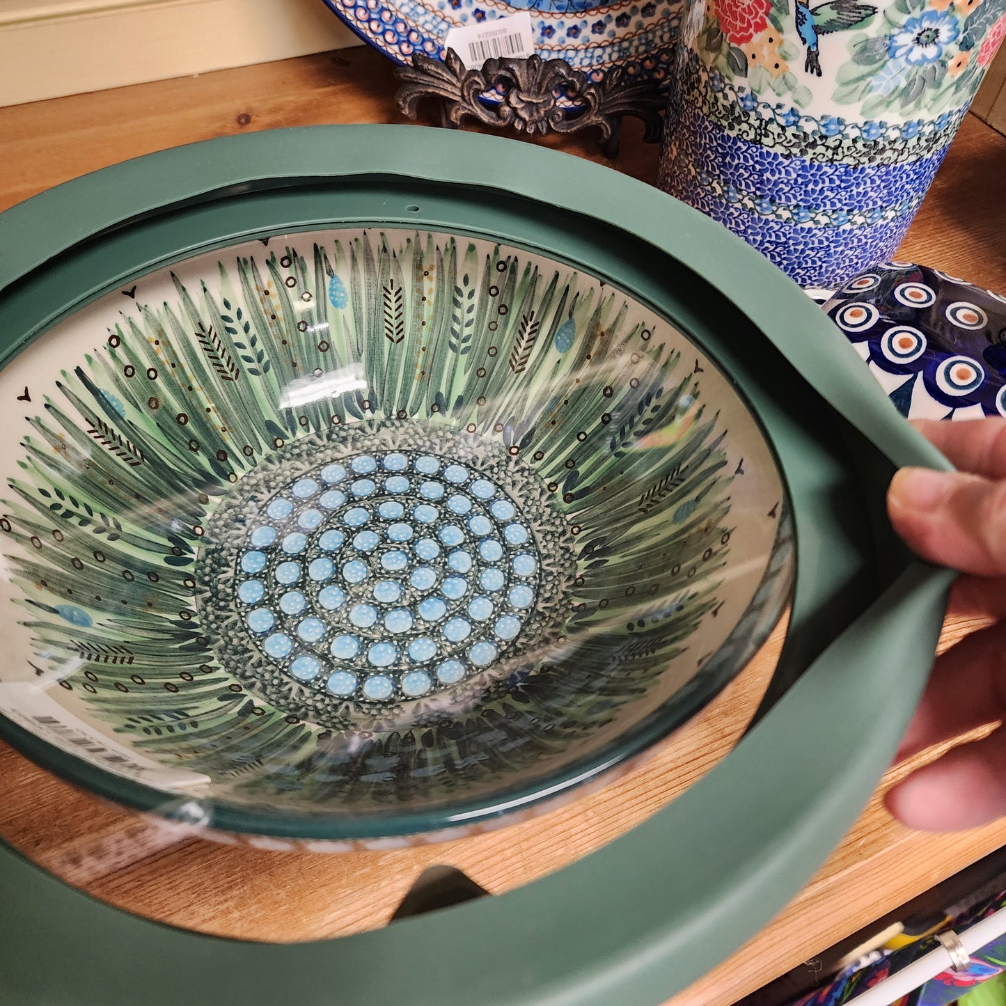 Bowl with FREE Lid ~ 9" Nesting bowl U0803