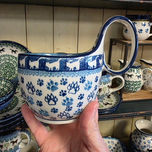 Bowl w/ Loop Handle   16 oz    1771X ~ Boo Boo Kitty