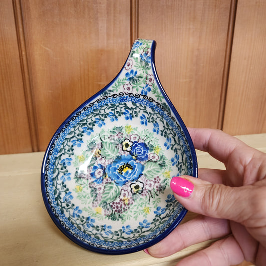 Bowl condiment w/handle  ~ Spoon/Ladle Rest ~ 4.5" 174-U4134 pf0425