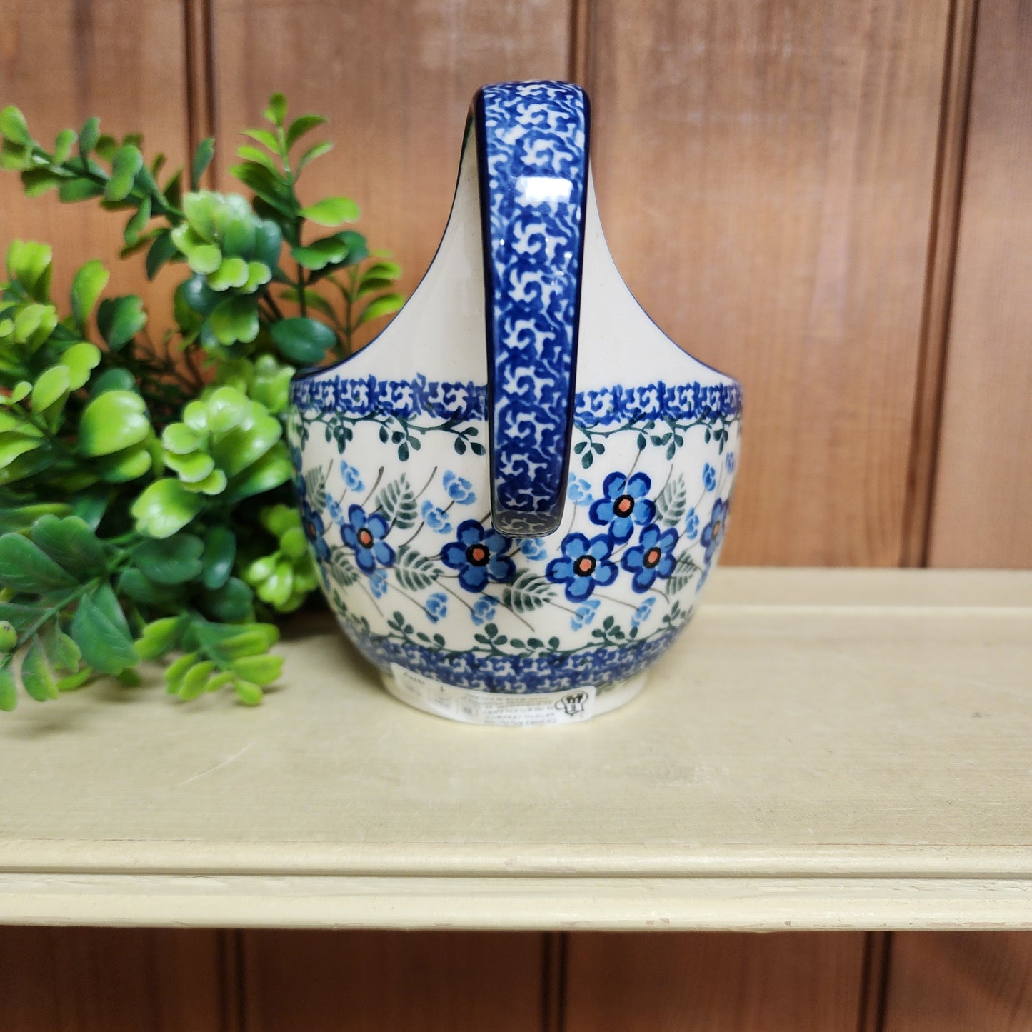 Bowl w/ Loop Handle   16 oz  845-2272X  Parisian Posies pf0526