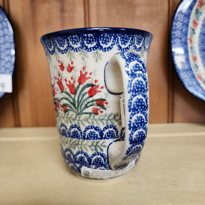 Mug   Bistro   16 oz.   1437X ~ Crimson Bells