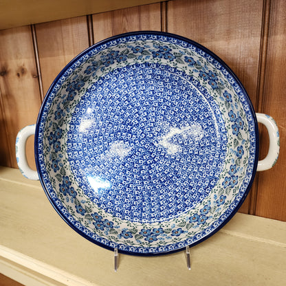 Baker   Round w/ Handles   10"   2272X ~ Parisian Posies