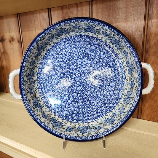 Baker   Round w/ Handles   10"   2272X ~ Parisian Posies