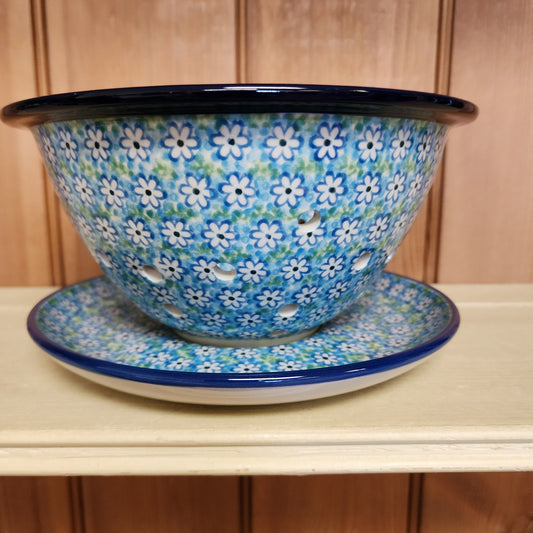 Berry Bowl w/ Saucer   8"W    2252X ~ Key Lime