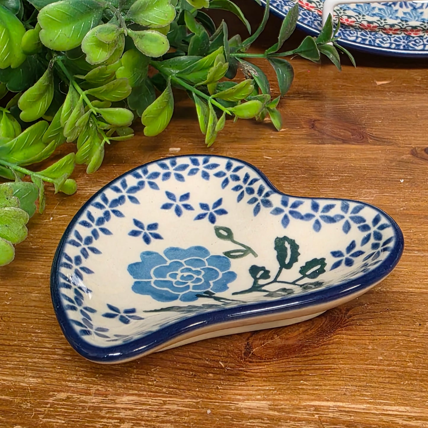 Heart Shape dish  ~ 3.5" spoon rest g62-1560x