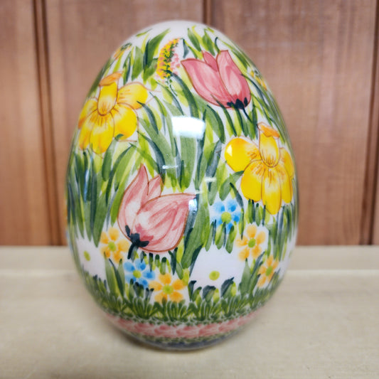 Egg 6" ~ XXL Daffodil and tulip