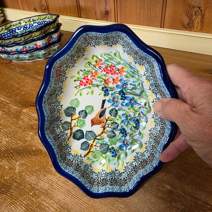 Bowl   Oval Fluted   6" x 7.5" A27-U5098  U4 pf0526