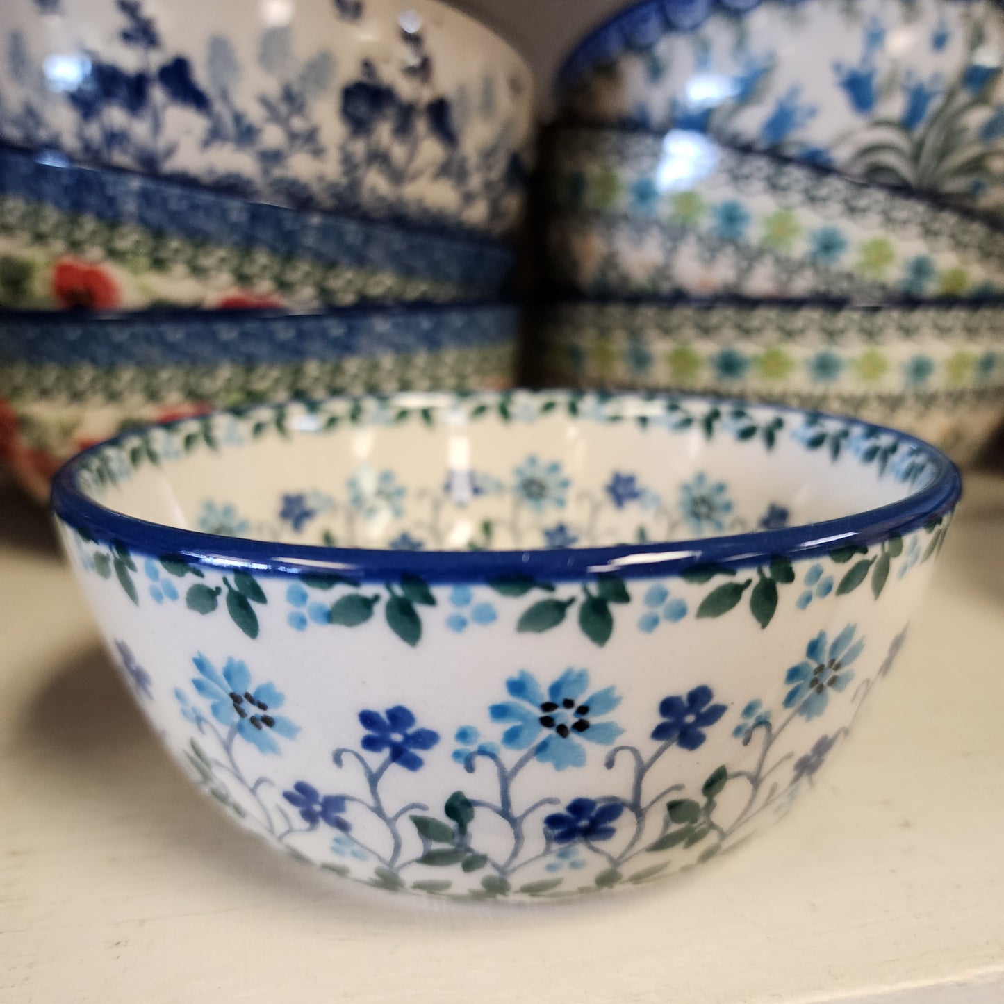 Bowl   Ice Cream   4.5" 017-2785X  Georgia Blue pf0526