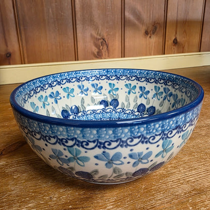 C38 ~ Bowl ~ Soup/Salad ~ 6.25"    C38-2751X  Blue Orchids pf0526
