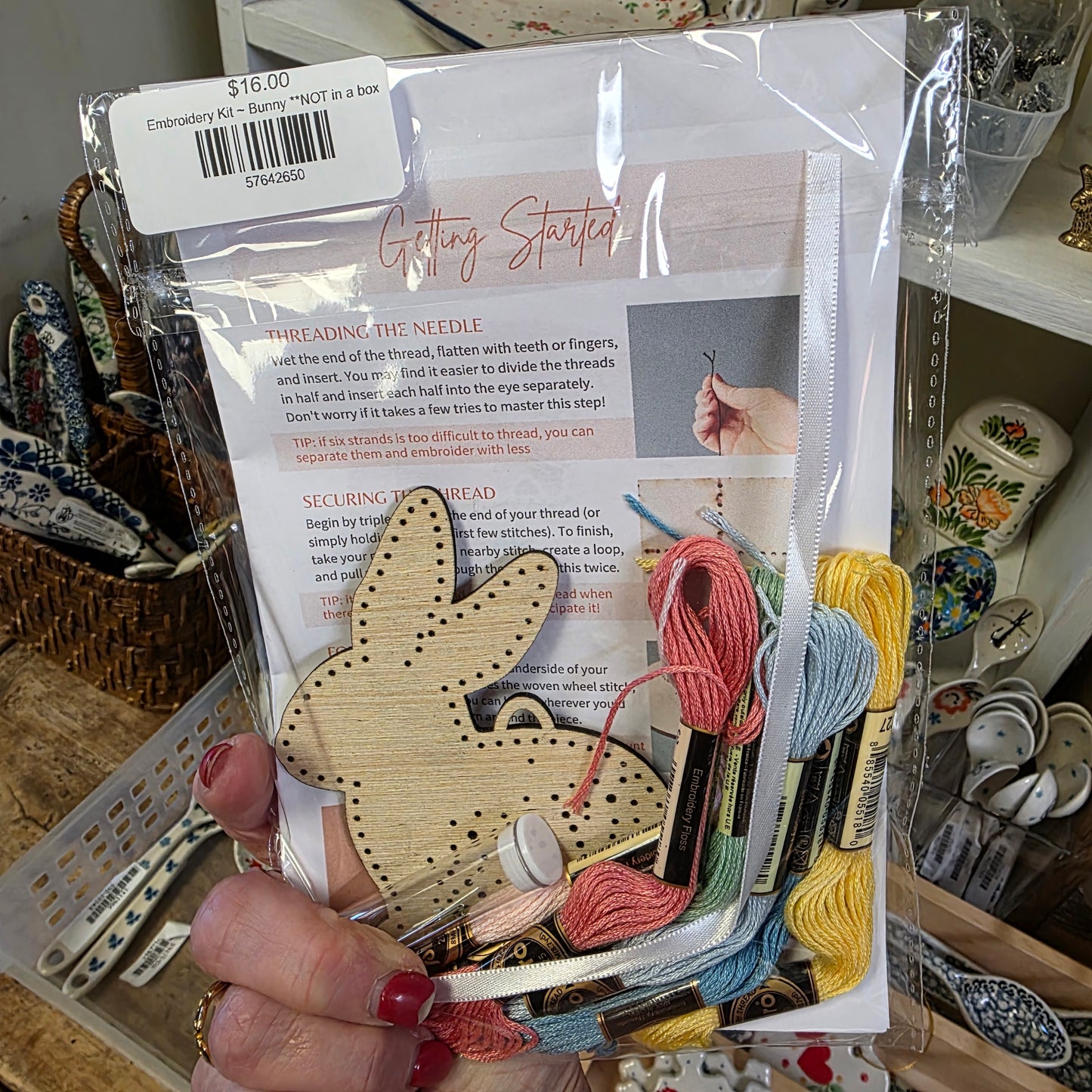 Embroidery Kit ~ Bunny **NOT in a box