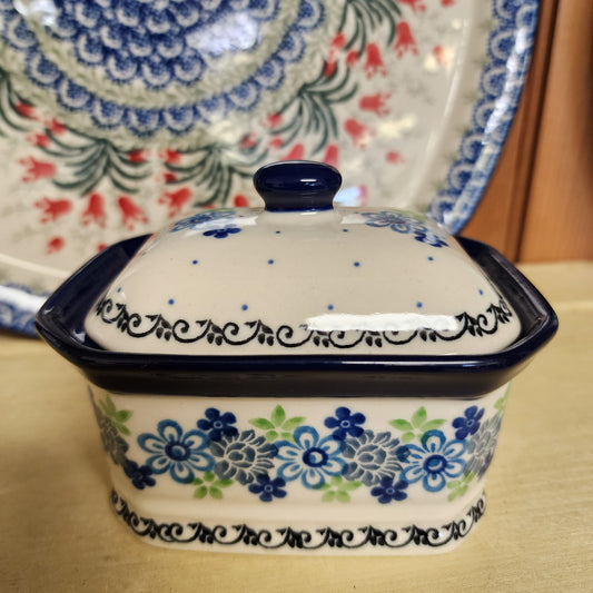 Covered Container ~ 3.25"H x 3.5"W x 4.5"L 385-2633X Flower Works